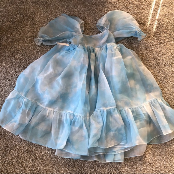 Selkie The Head in the Clouds French Puff Midi Dress - Picture 5 of 9